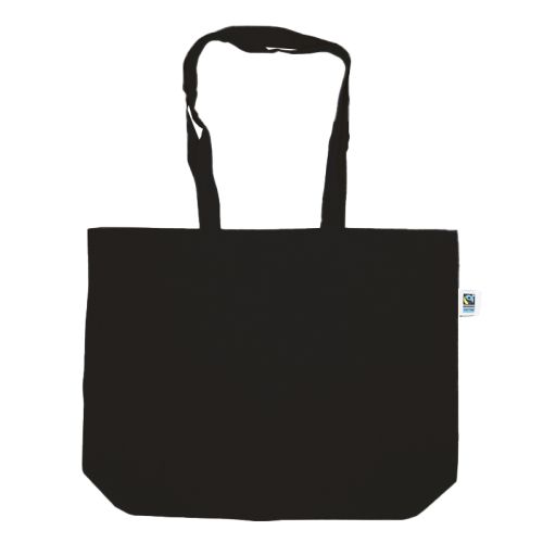 Shopper schwarz XL | Fairtrade - Bild 1